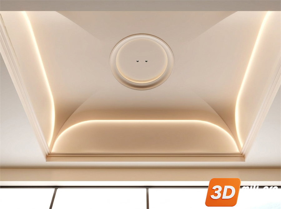 Ceiling Decoration Skp Files